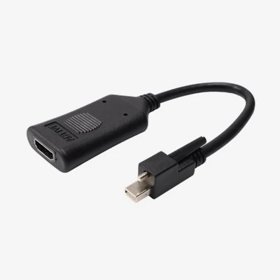 4K X 2K Mini DisplayPort macho com parafuso para cabo adaptador HDMI fêmea