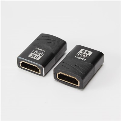 Fêmea chapeada ouro de HDMI ao acoplador fêmea 8K@60Hz 4K@120Hz do adaptador